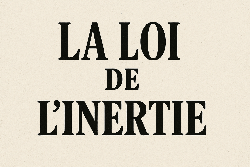 La loi de&nbsp;l’inertie